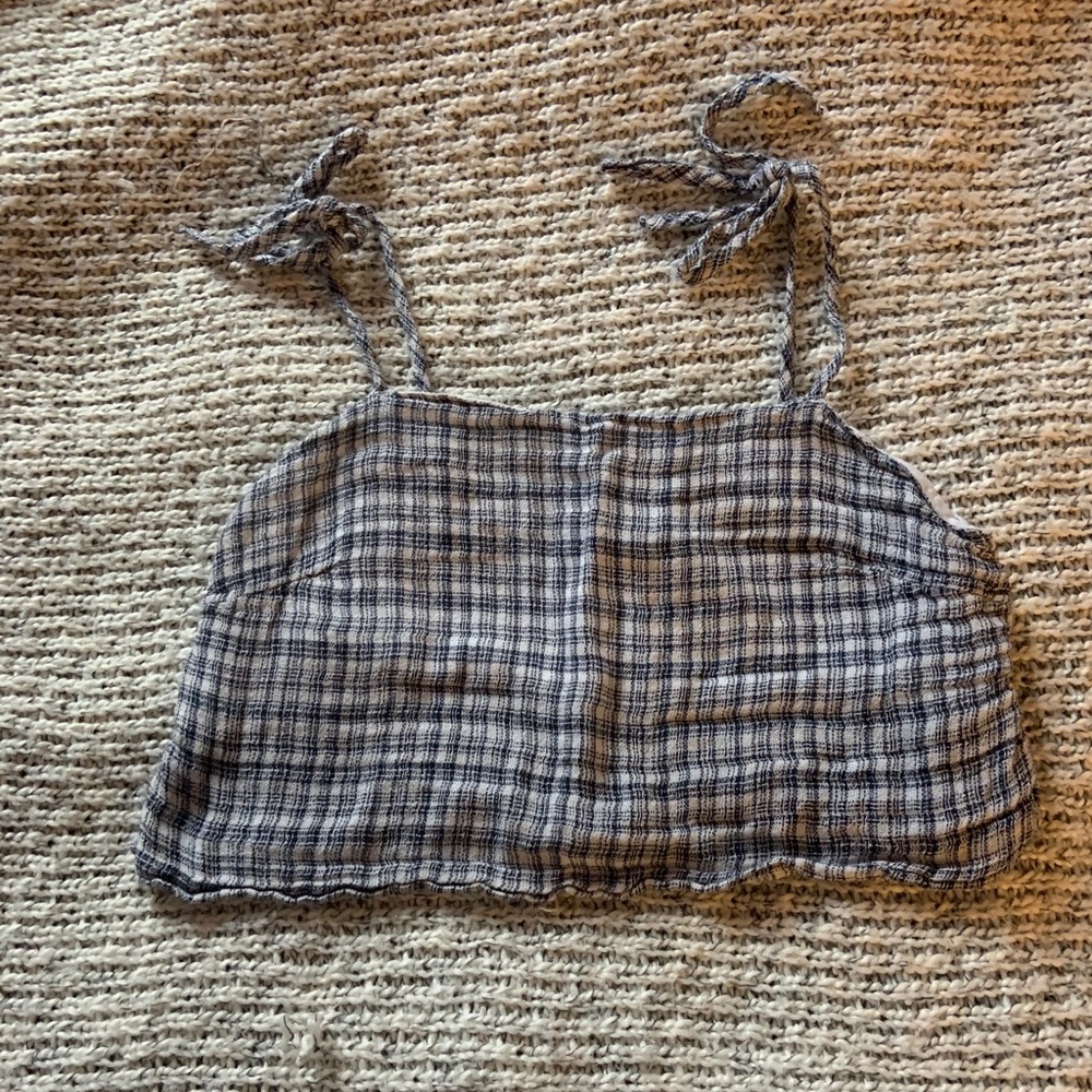 🔆Moving Sale 20% Off 🔆AEO Plaid Tank Top